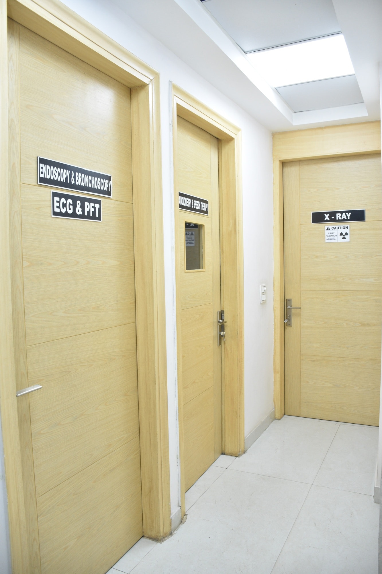 Diagnostic Rooms - Endoscopy, Audiometry & X-Ray